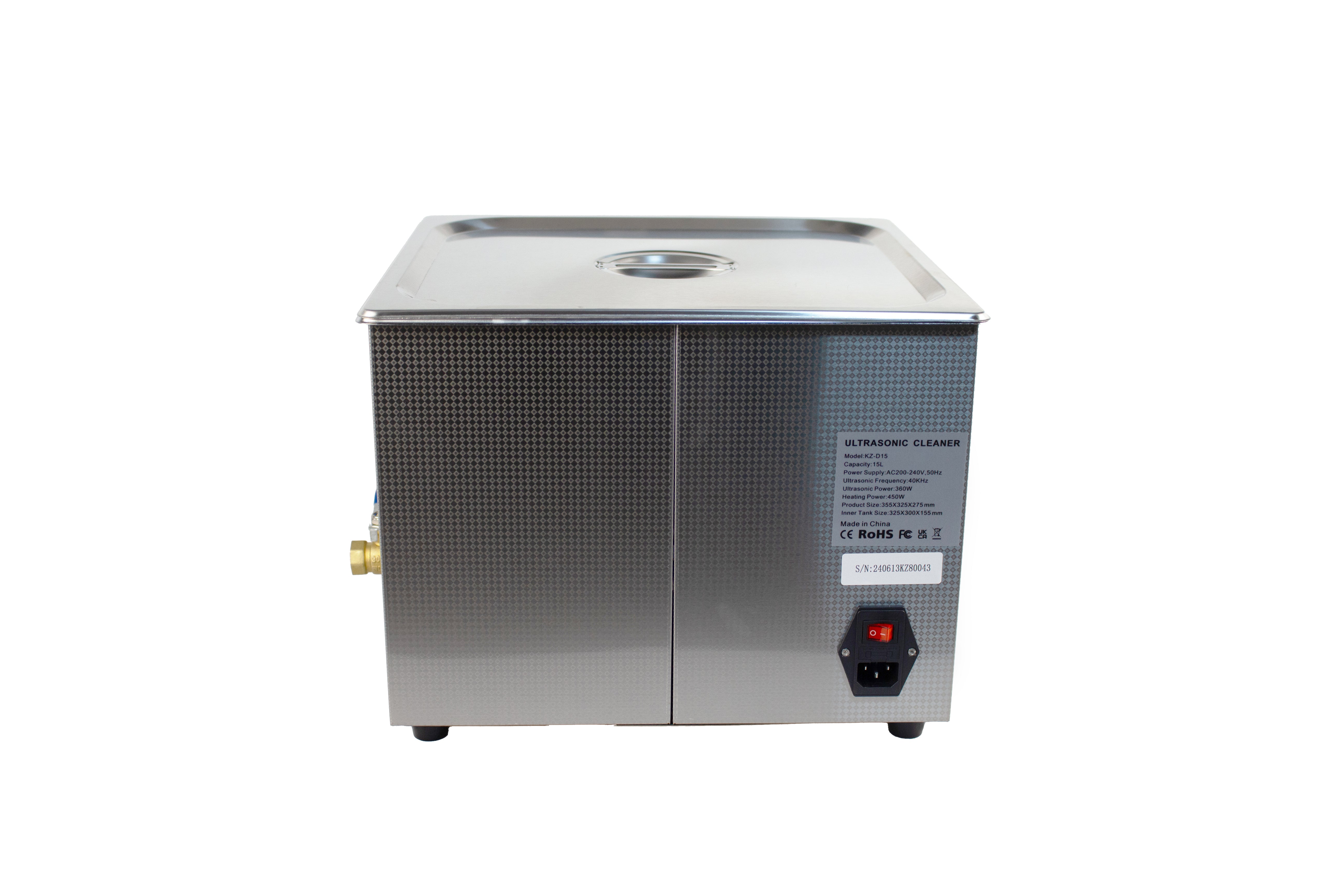 Limpador Ultrassônico 15L